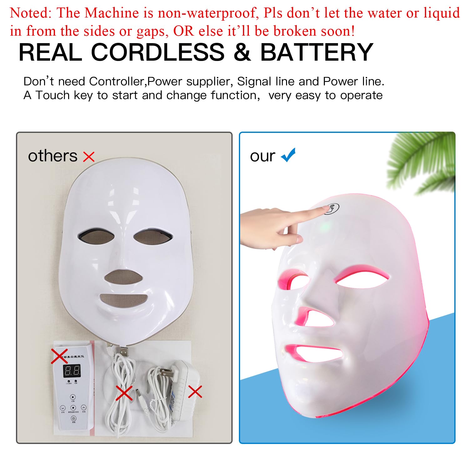 7-Color LED Face Mask